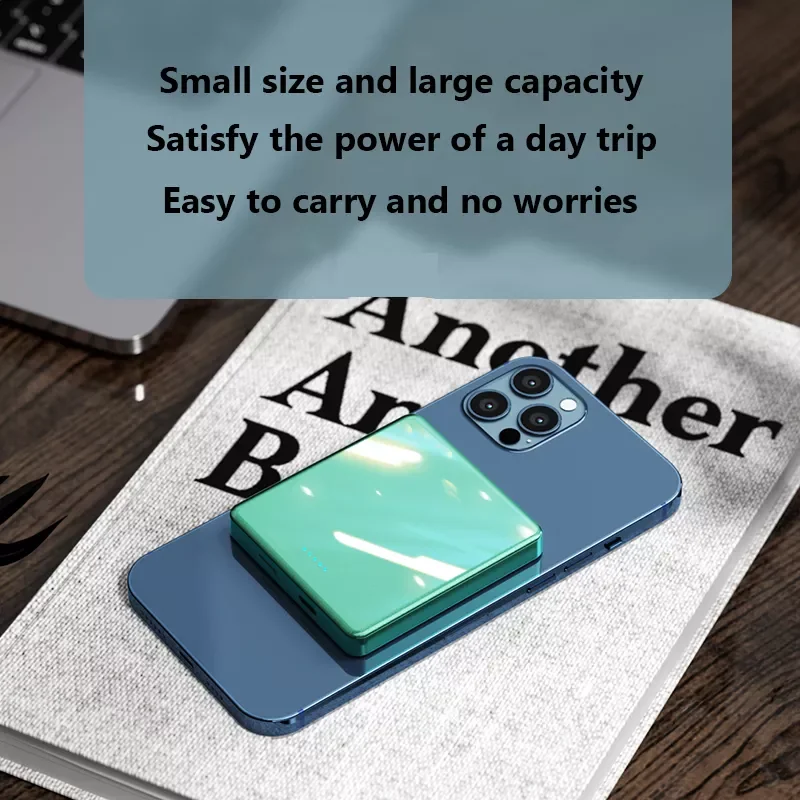 

Power Bank Wireless Charger 15W Fast Charge External Battery Portable Charger for iphone13 Auxiliary Battery poverbank