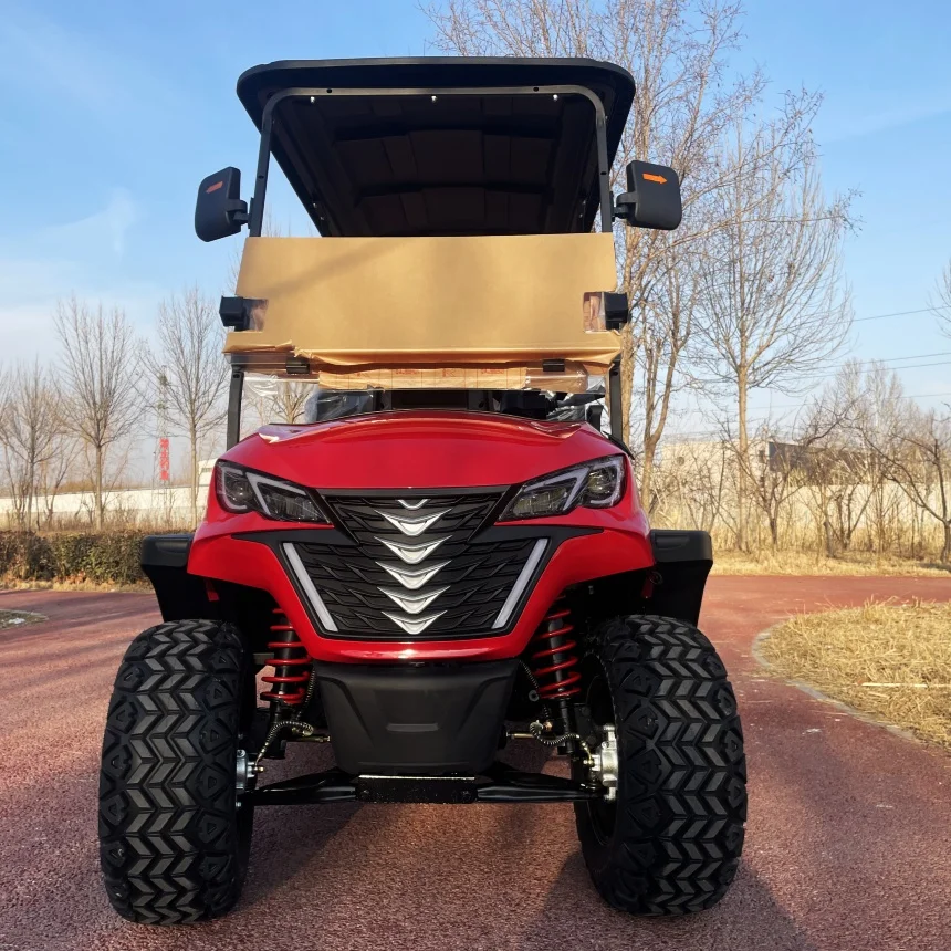 Одобренная CE тележка для гольфа с литиевой батареей 48/72 В модель E 2 4 6-местная