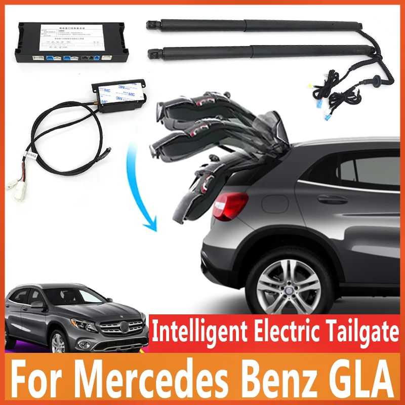 

Открытие багажника автомобиля, электрическая всасывающая задняя дверь, интеллектуальная подъемная стойка багажника для Mercedes Benz GLA H247 2019 ~ 2022