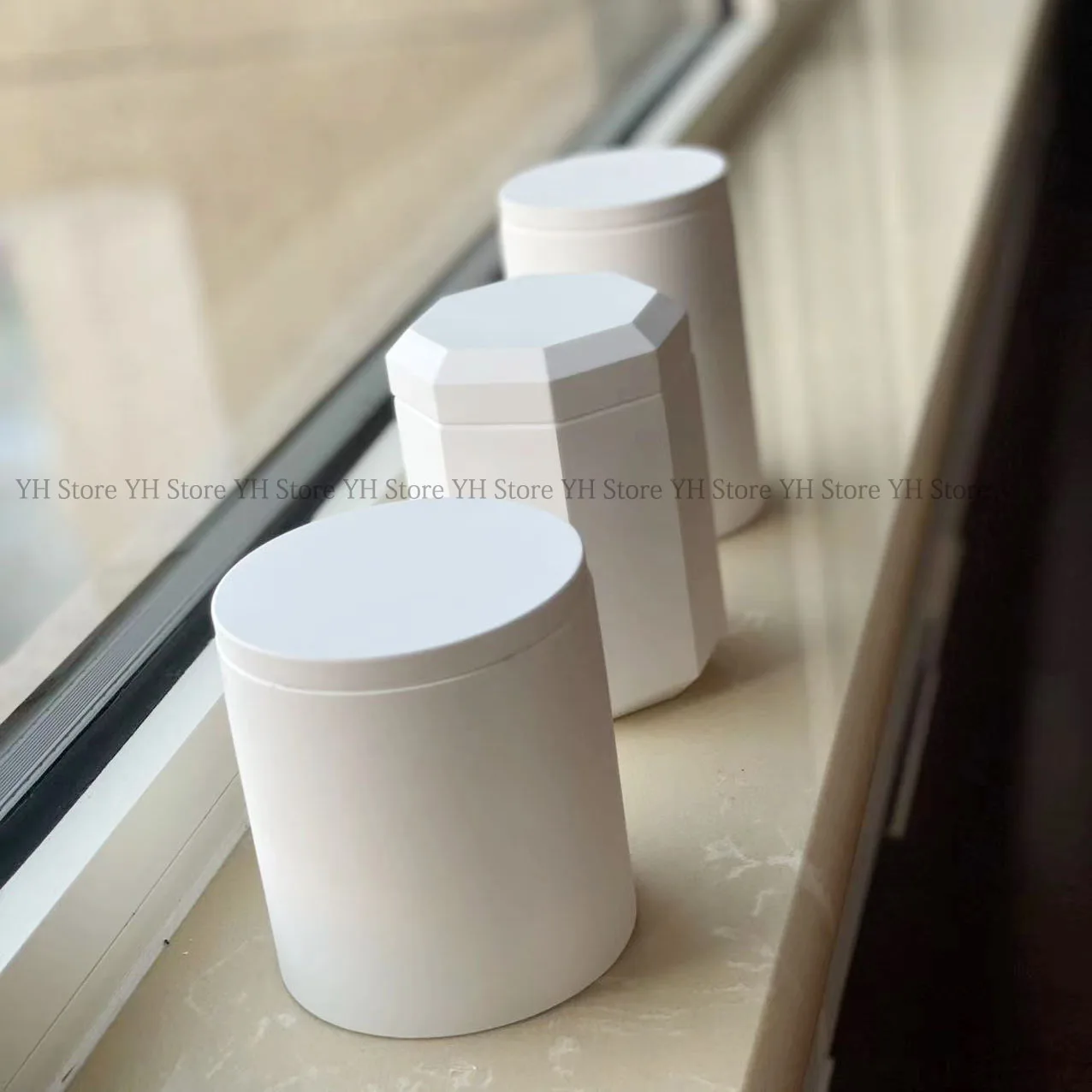 

Силиконовая форма для цветочного горшка, форма для бетонных свечей, форма для украшения дома, форма для банка для свечей, коробка для украше...