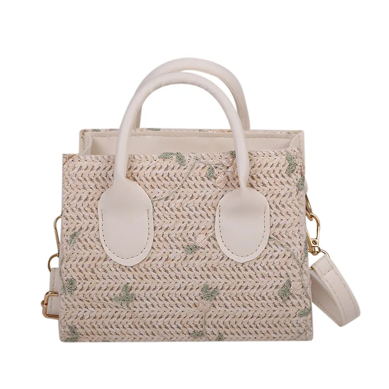 

Summer Straw Woven Bag 2023 New Small Flower Handbag Single Shoulder Crossbody