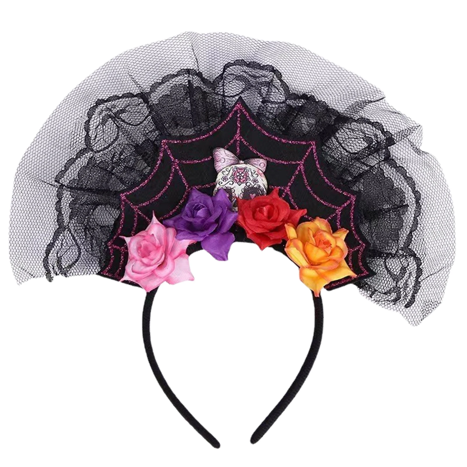 

Gothic Animal Bat Ear Headband Cosplay Hairbands Headwear Carnival Children Birthday Party Halloween For Women Girls