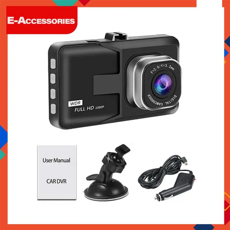 

2/4/6PCS Car Accessories Dash Cam Full Hd 1080p Portable Mirror Driving Recorder 3 Inch Large Screen Dashcam Car Dvr Universal