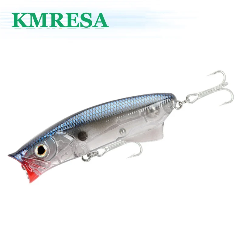 

1pcs Popper Fishing Lure 11g/80mm artificial fishing bait Crankbait Wobblers high carbon steel hook Fishing Lures