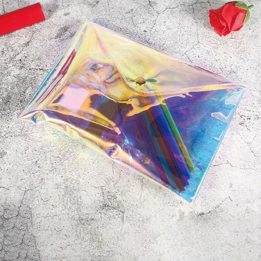 

Pencil Case Travel Wash Bag Women Purse Wallets Korean Storage Bag PVC Makeup Lipstick Bag Transparent Cosmetic Bag