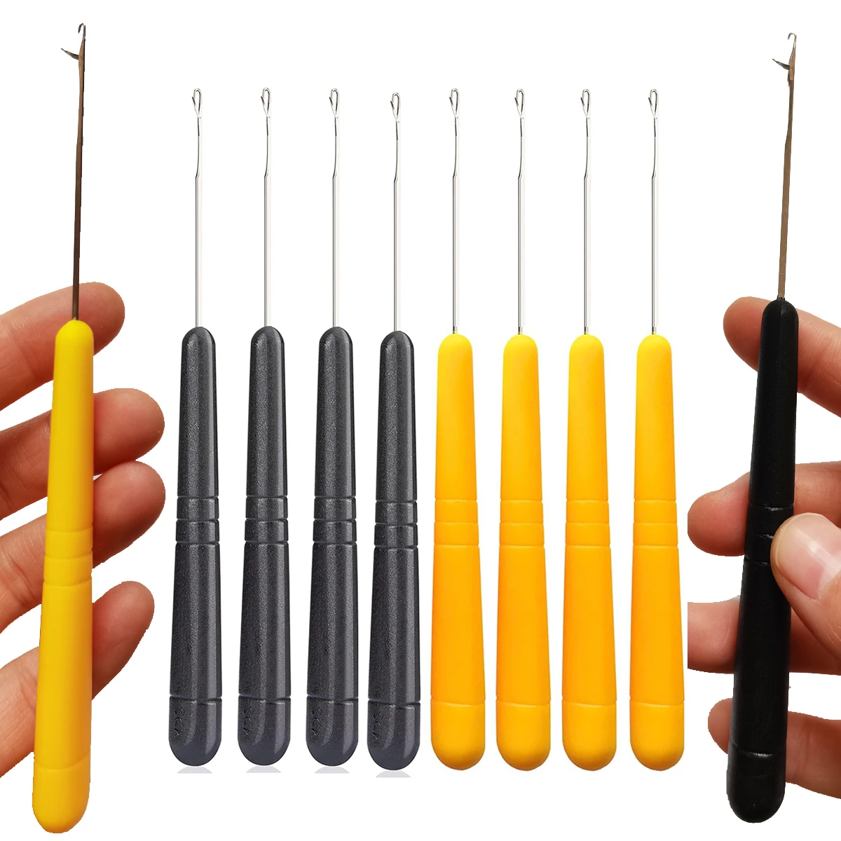 1 шт. пластиковый крючок-защелка иглы для вязания крючком инструменты косичек