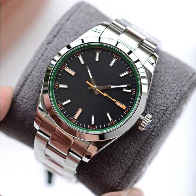 

Automatic Mens Watch Waterproof Mechanical Movement New Model Stainless Steel A2813 Movement Watches blue Dial Top Quality