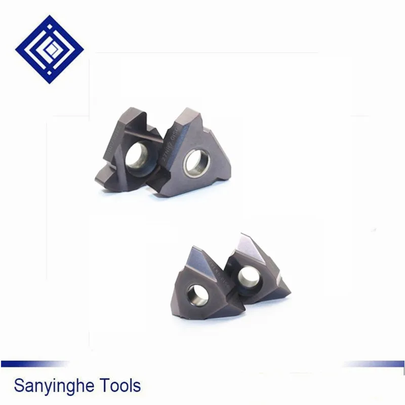 

10pcs ISO 60° threaded carbide insert 27ER7.0 ISO TP04 / 27VER8.0 ISO TP04 cnc carbide thread blade