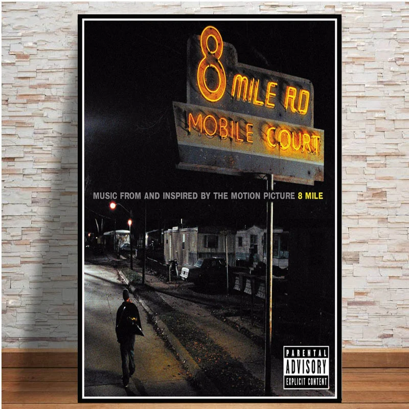 

Eminem Revival Kamikaze Rap Hip Hop Music Album Star Canvas Painting Wall Art Picture Plakat