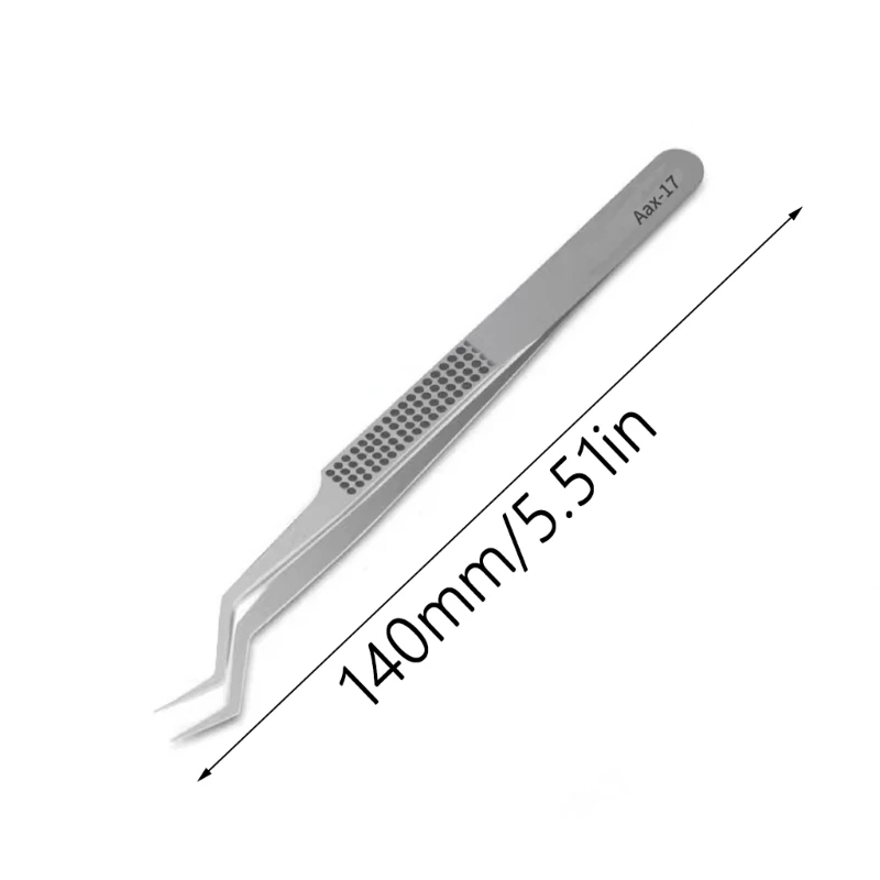 Эргономичный пинцет для позиционирования чипов из нержавеющей стали пайки и