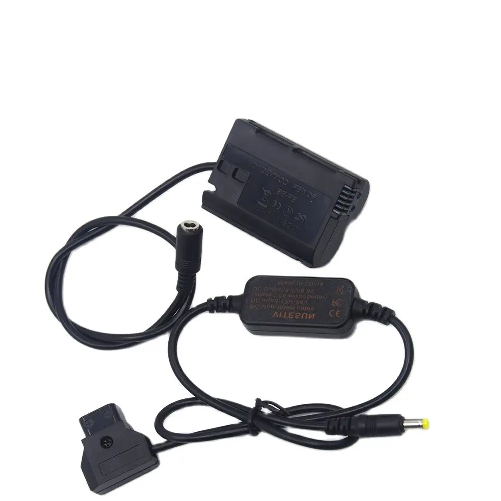 

EN-EL15 Dummy Battery EP-5B DC Coupler D-tap Power Cable for Nikon Z6 Z7 V1 D850 D810 D810A D800E Camera