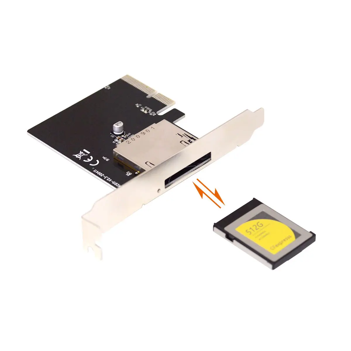 

Chenyang CF Express to PCI-E 4x Mainboard Extension Card Adapter for CFE Type-B Support R5 Z6 Z7 Memory Card