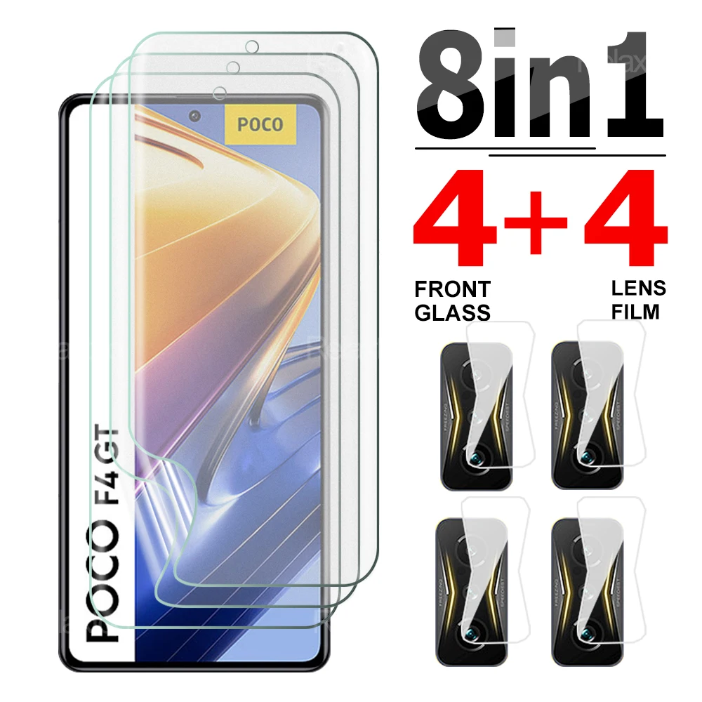 

Гидрогелевая защитная пленка 8 в 1 для Xiaomi poco F4 x3 gt f3, защита для экрана для poco x4 pro 5G x3 pro nfc, мягкая, без стекла, полное покрытие