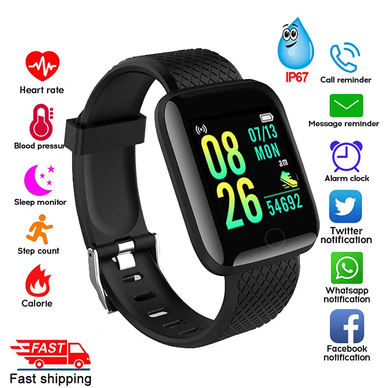 

Водонепроницаемые Смарт-часы D13 для мужчин и женщин, спортивные Смарт-часы с напоминанием о звонках и Bluetooth для Apple, Android и Ios