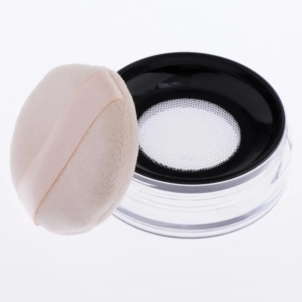 Многоразовая рассыпчатая пудра для лица косметический контейнер макияжа пудры