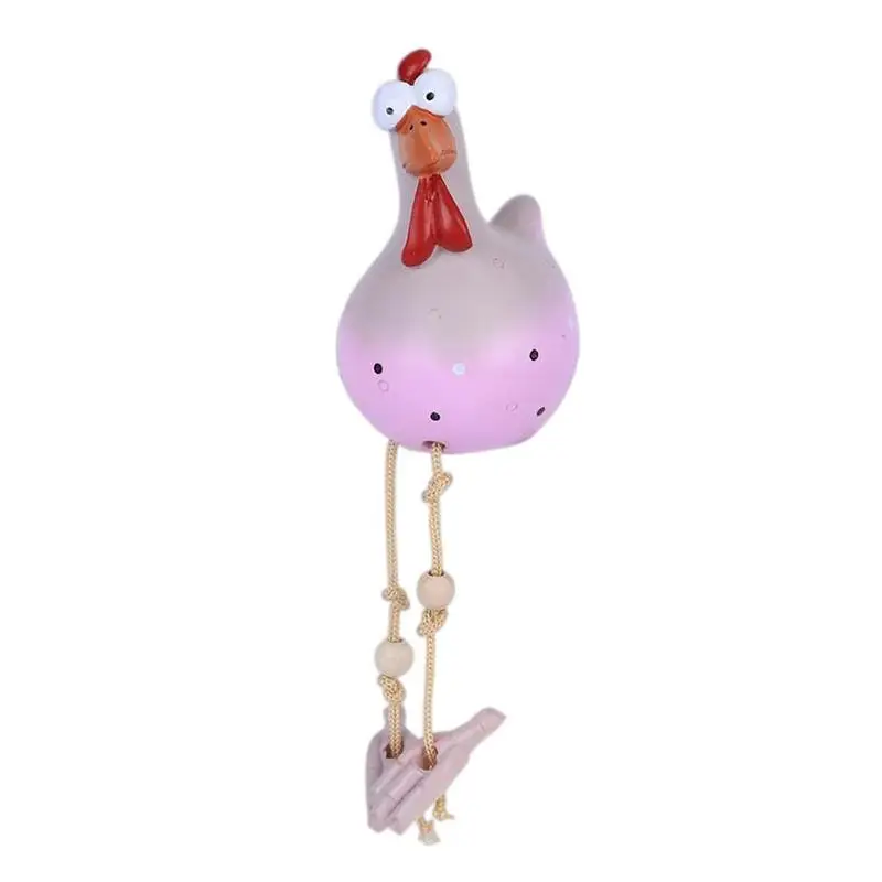 

Resin Chicken Sitting Desktop Decoration Funny Rooster Statue Yard Art Garden Animal Sculptures Statues For Outside Farm Animal