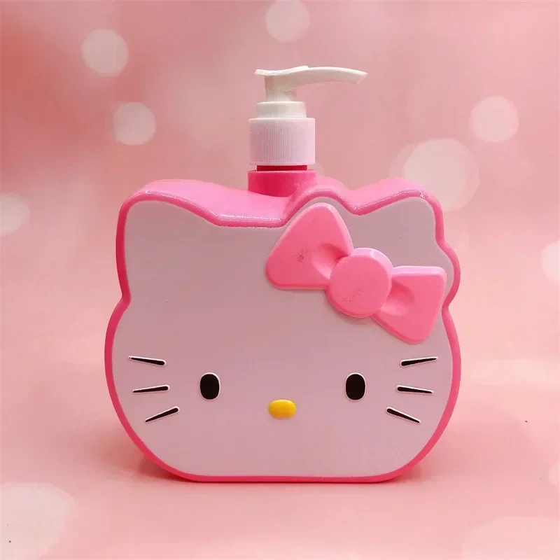 Новый мультфильм Hello Kitty милый 750 мл пресс-бутылка для ванны шампунь