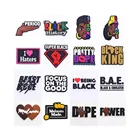 Подвески для обуви Black Lives, подходят для обуви, сандалии из ПВХ, украшения для обуви для черных женщин, девушек, мужчин, вечеринок