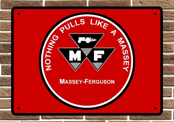 Massey Ferguson Tractors Metal Sign Wall Plaque Vintage Garage Sign Man Cave Metal Painting Metal Poster 20x30cm Poster 2022 Hot