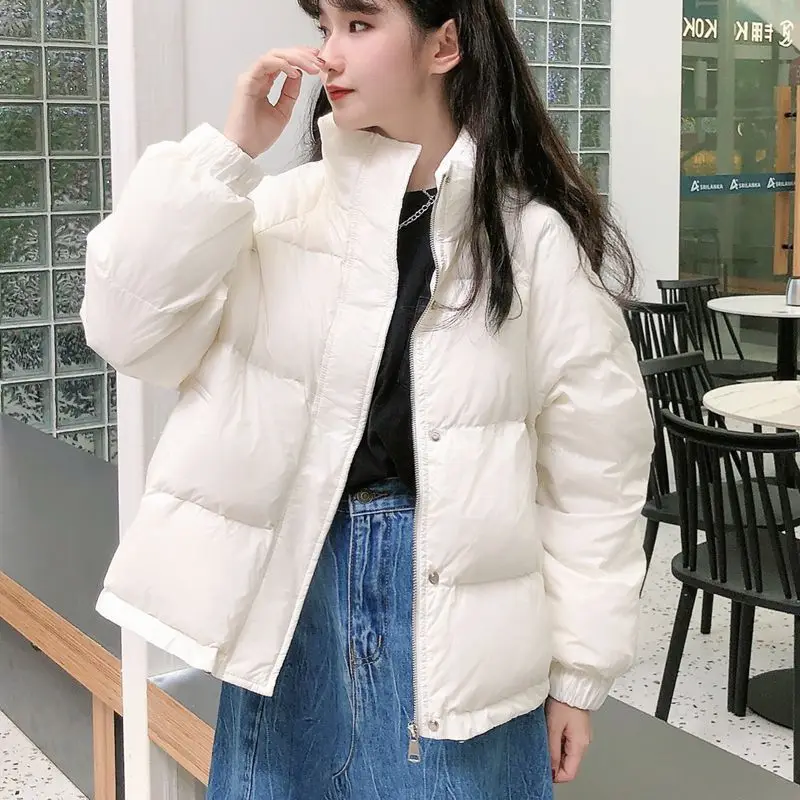 White Down Jacket Female Short Paragraph 2022 New Winter Korean Version of Small White Duck Down Students Bread Clothes