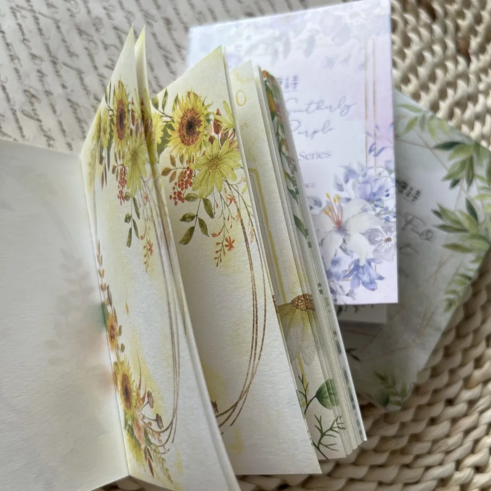 

Material Paper Plant Flower Writable Material Paper Book Memo Pad Deco Scrapbooking Journal Vintage Papers Diary Junk Journaling