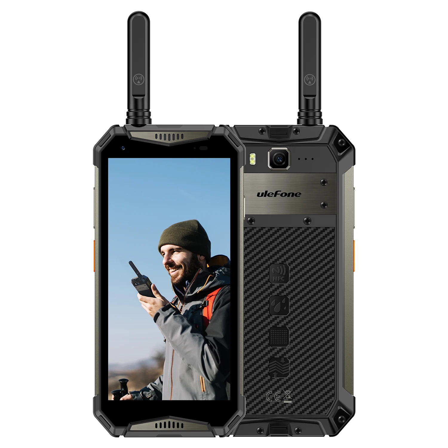 Фото Прочный смартфон Ulefone Armor, рация, 10850 мАч, большой аккумулятор, 12 г + 256 г, мобильный телефон, 50 МП, сотовый телефон, 20 Вт №2
