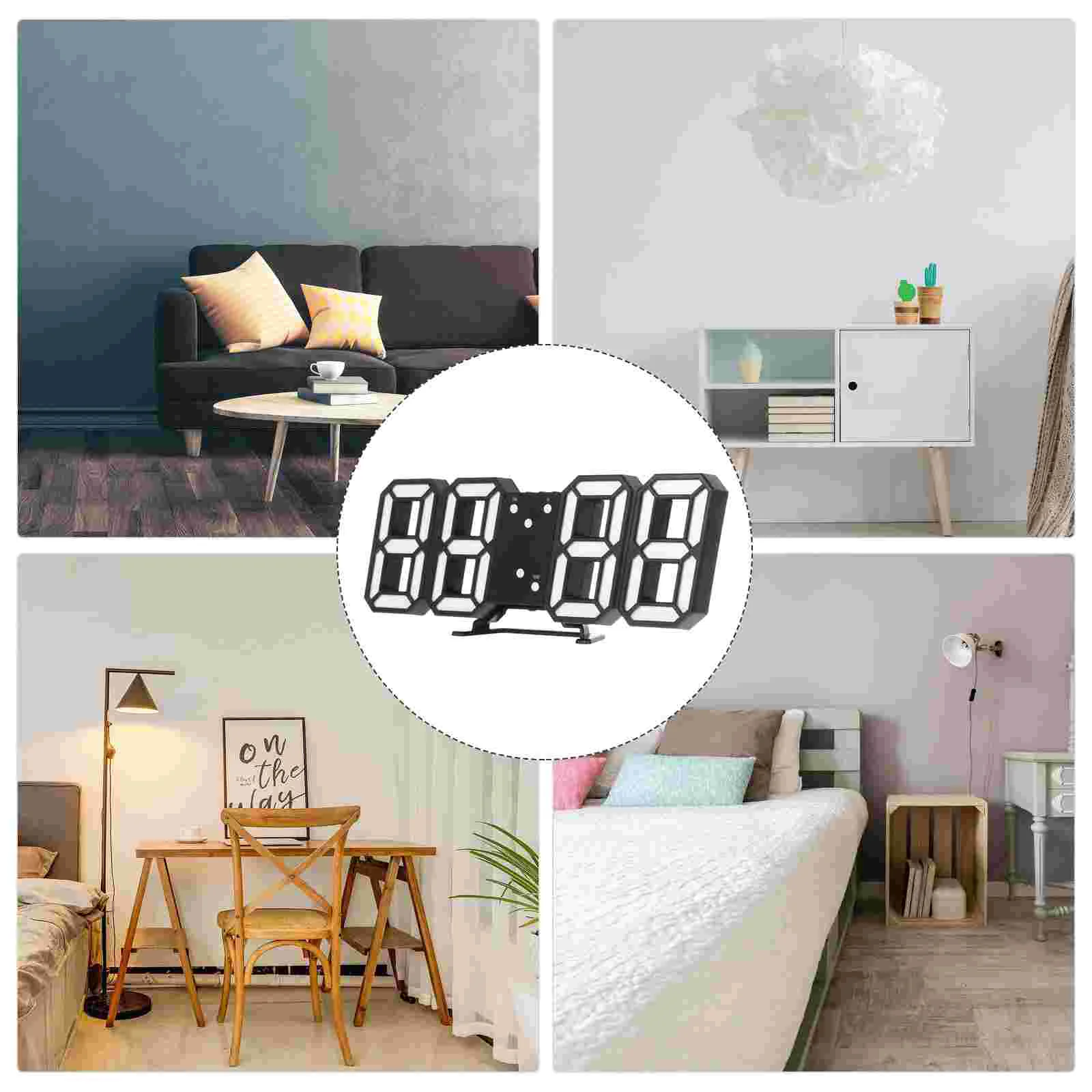 Цифровой будильник 3d настольное электронное украшение для дома с цифрами 3 D