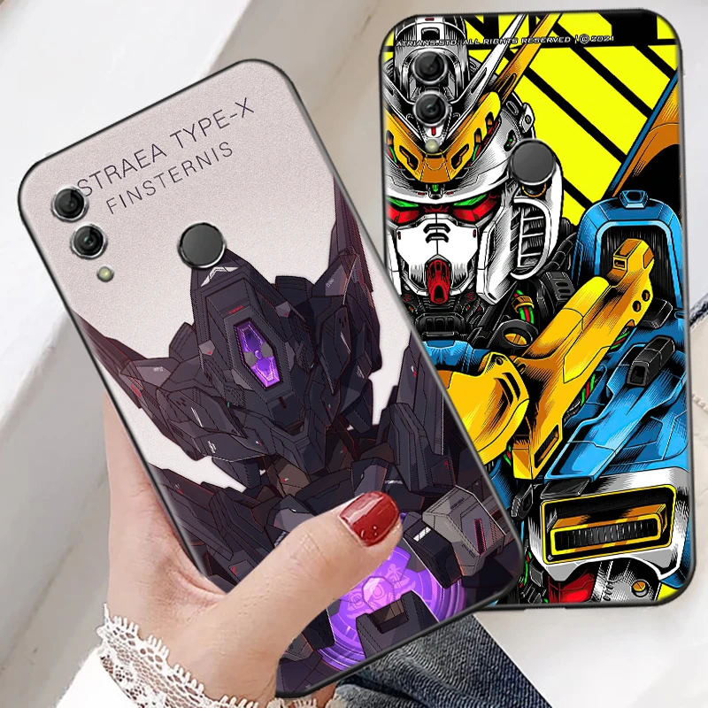 

Mobile Suit GUNDAM Phone Case For Huawei Honor 30S 30 Lite Pro 20 V20 20i 20 Lite 10 V10 10i 10 Lite Funda Liquid Silicon