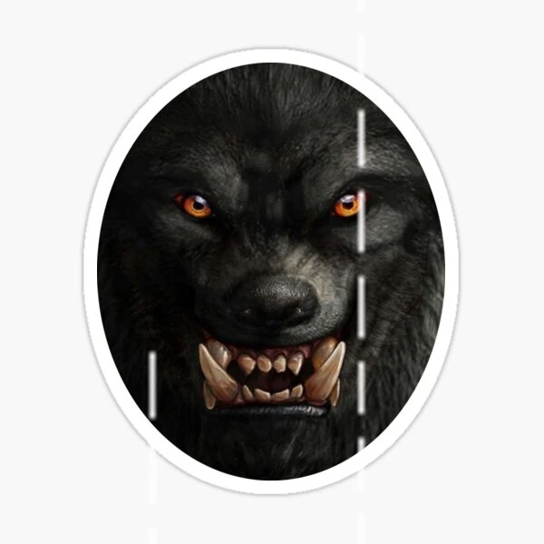 

Car Paste Quality Angry Angry Wolf Car Sticker for Auto Bonding 18cm F1