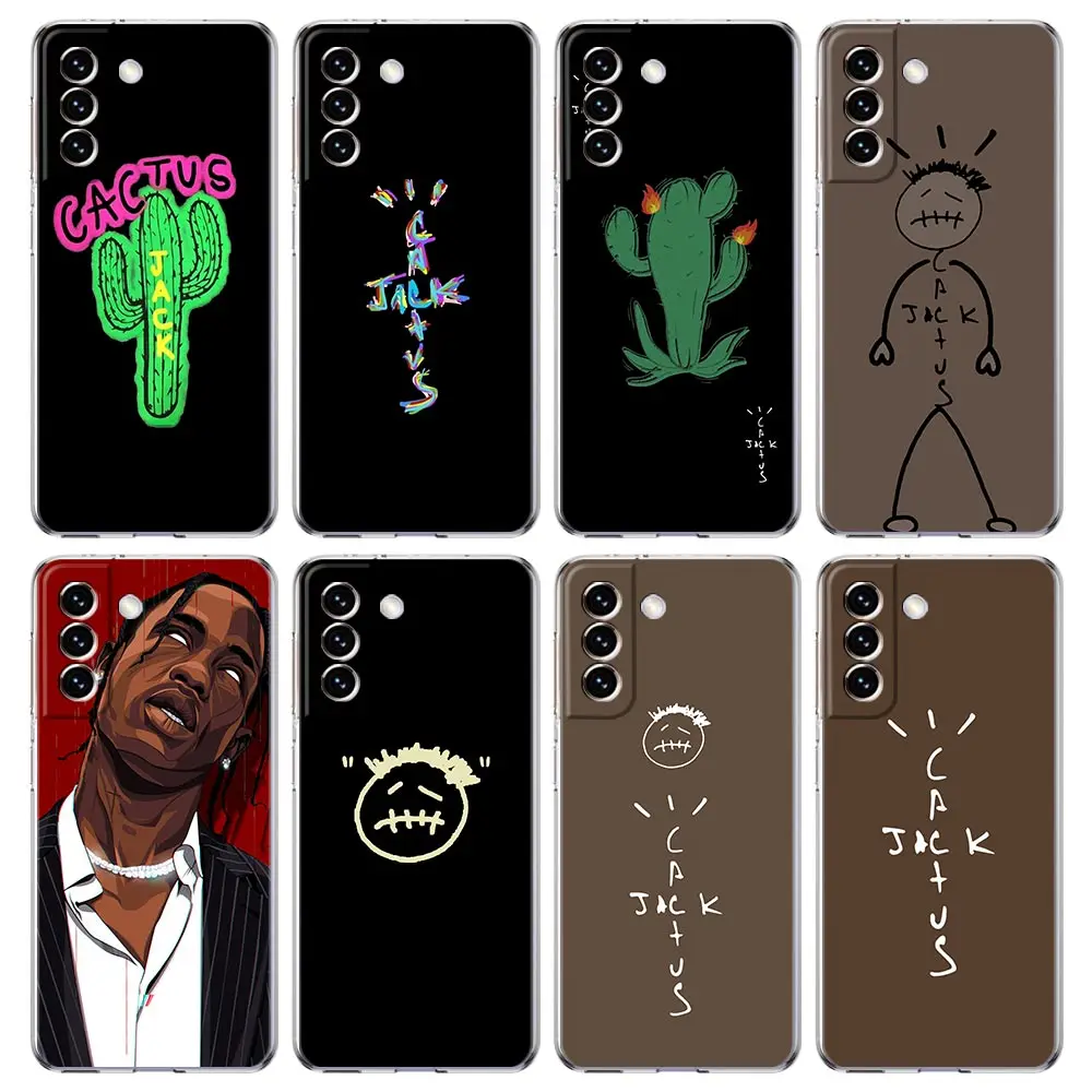 

Astroworld Travis Scott Phone Case For Samsung Galaxy S22 5G S20 Ultra S21 FE 5G S10E S9 S8 S10 Plus Note 20 10 Soft Clear Cover