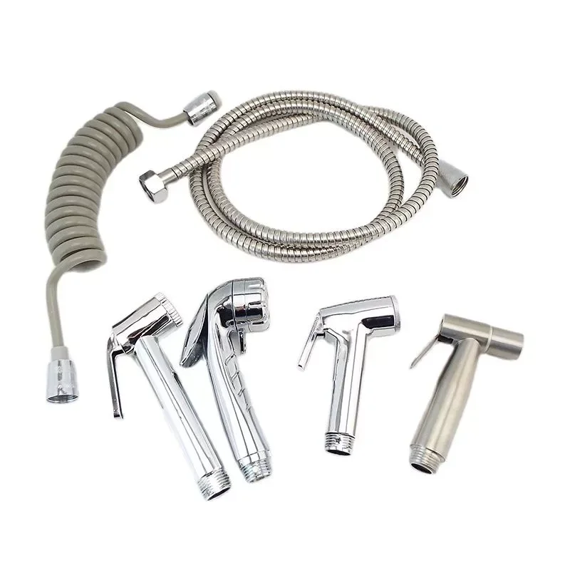 

Bathroom Bidet Shower Head Faucet Spray Gun ABS water 1/2" 2m hose spring tube connector Sprayer Toilet wash Cleaning