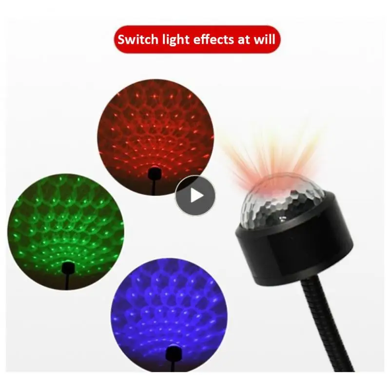 

Universal Projector Light Romantic Led Led Car Ball Star Light Full Star Projection Ambient Light Usb Decorative Light