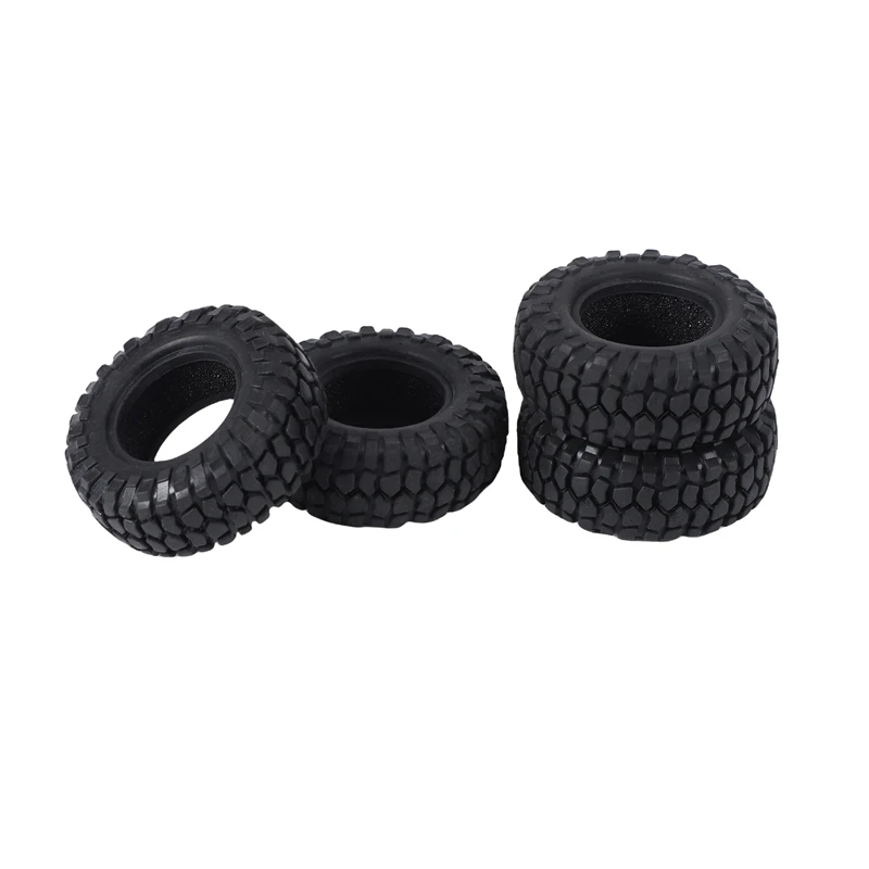 

Hot Sale 4PCS 48Mm 1.0 Soft Rubber Wheel Tires Tyre For 1/24 RC Crawler Car Axial SCX24 90081 AXI00002 Upgrade Parts