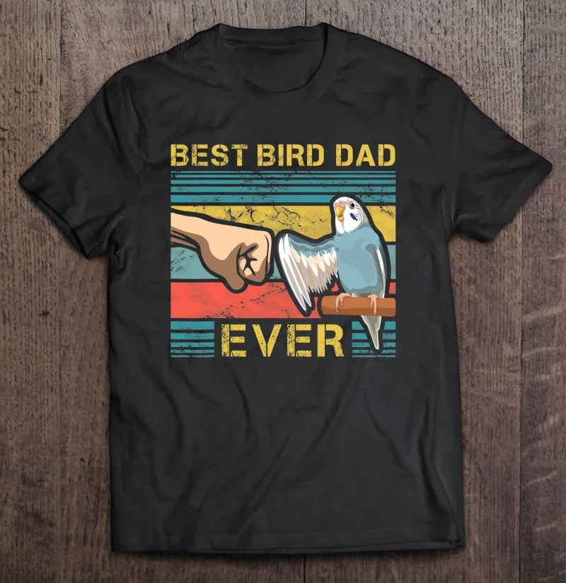 

Футболка мужская с забавными птицами, папой, папой