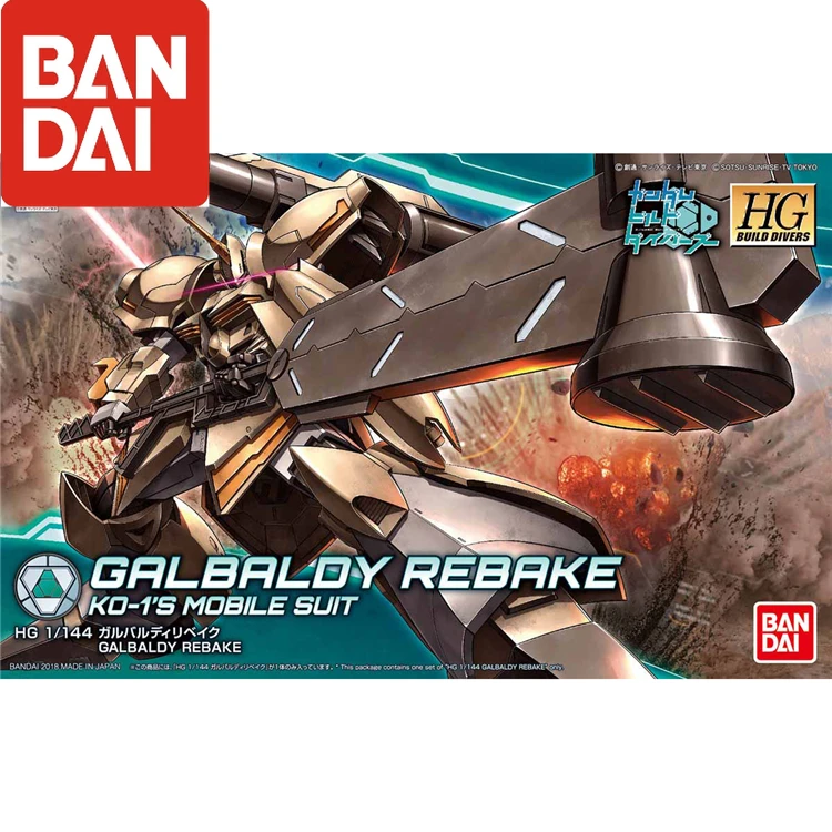 

BANDAI gundam HGBD 010 1/144, игрушечная фигурка-робот из аниме GALBALOY Reback