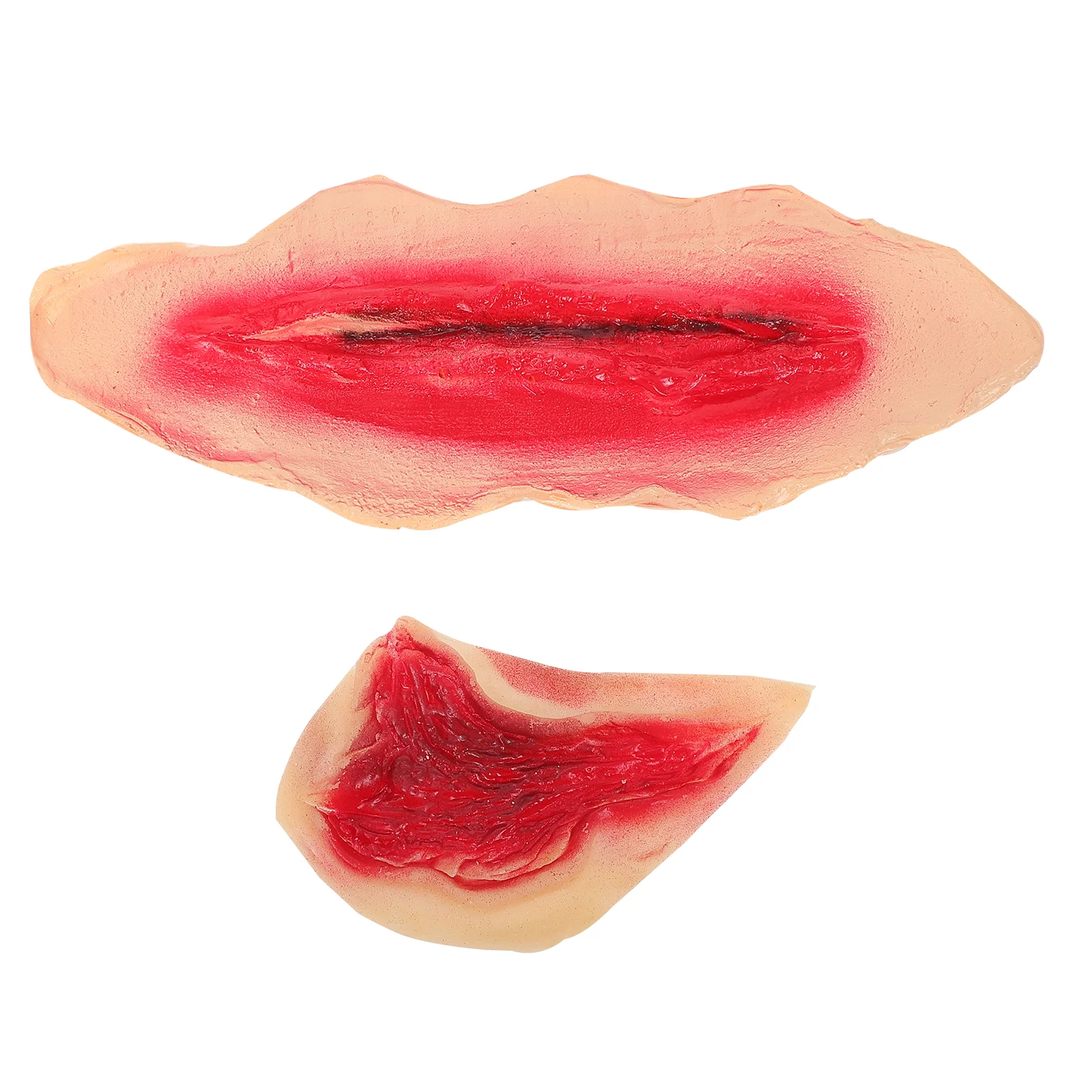 2 шт. школьный игровой реквизит наклейка на лицо ужасные наклейки временная рана