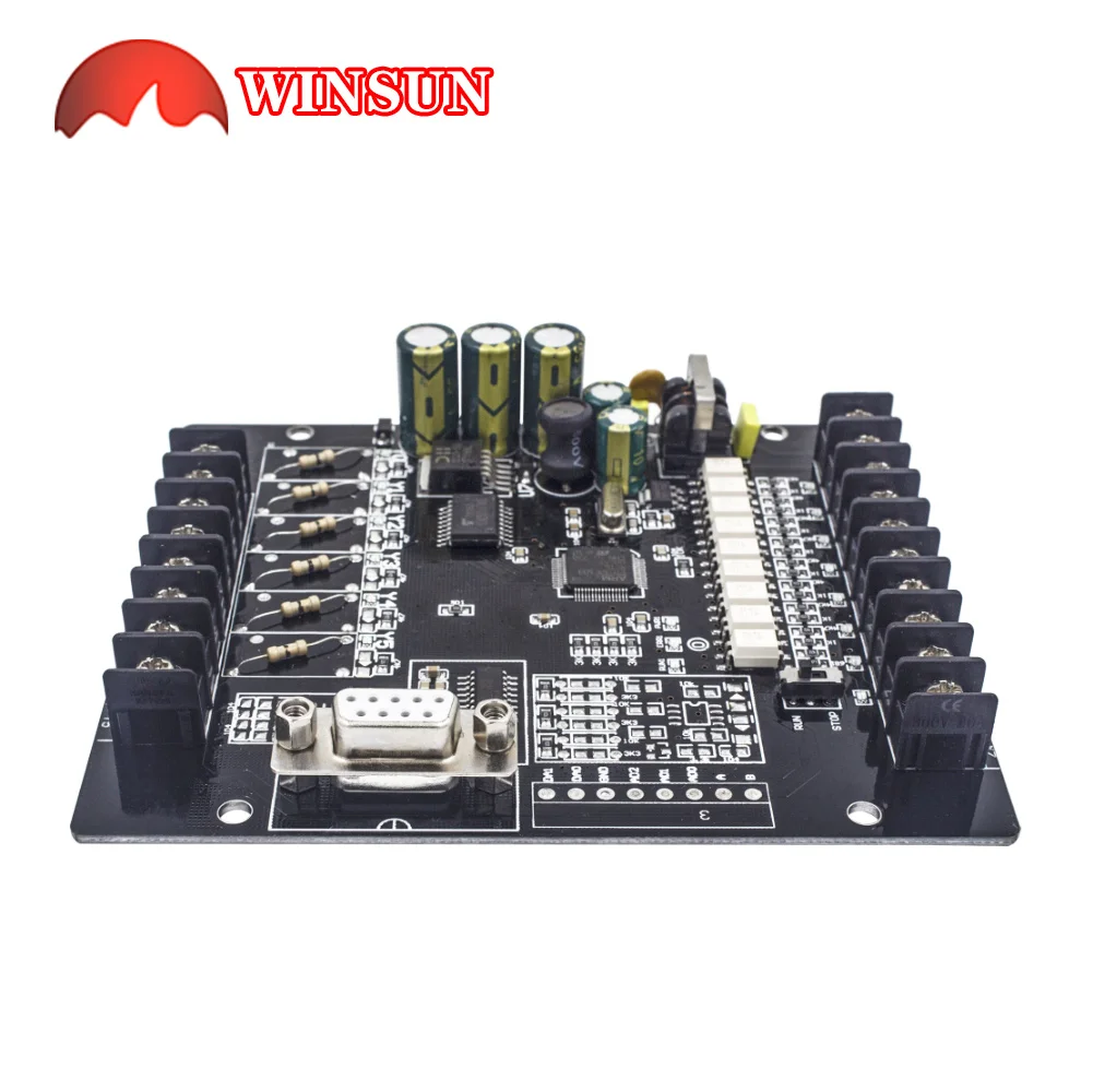 FX1N-14MT 14MT DC24V плата силового транзистора 8 в 6 out аналоговый выход 2DA 0-10V Modbus включена