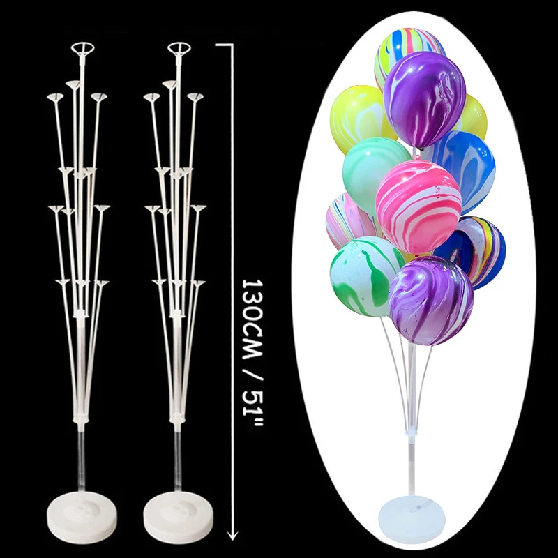 

Balloon Stand 1/2Set Balloon Column Holder Stick Pump Glue Dot Baby Shower Kids Birthday Adult Party Supplies Wedding Decoration