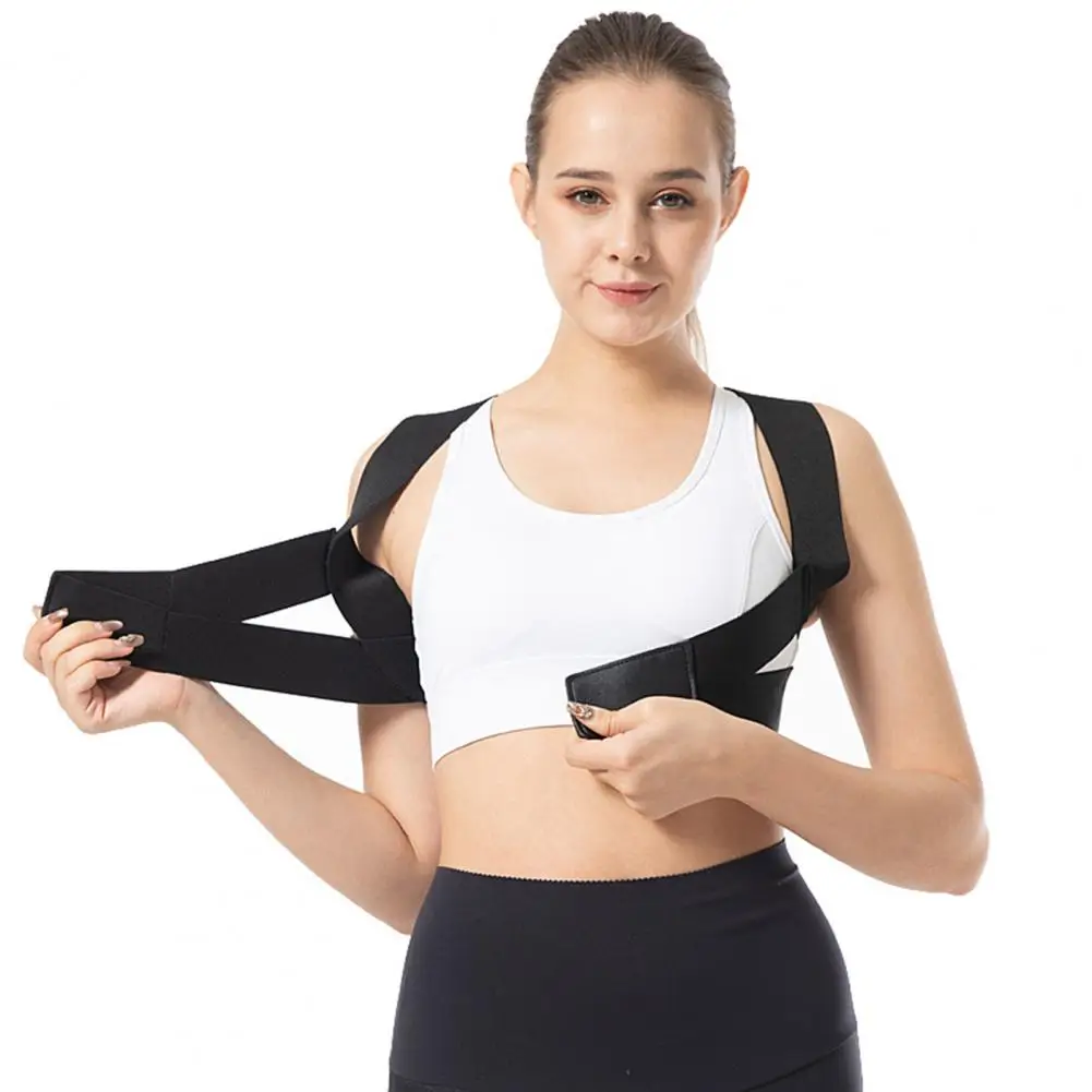 

Back Support Adjustable Posture Corrector Spine Orthosis Polyester Fiber Back Support Kyphosis Correction for Adults