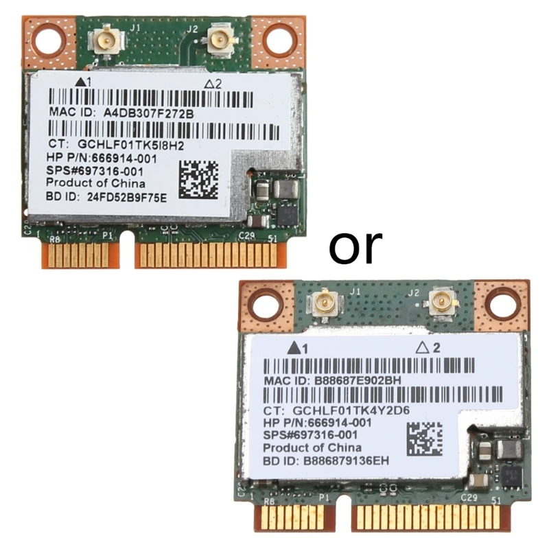 

Двухдиапазонная карта 2,4 Мб/с 802.11a/b/g/n WiFi BT 300