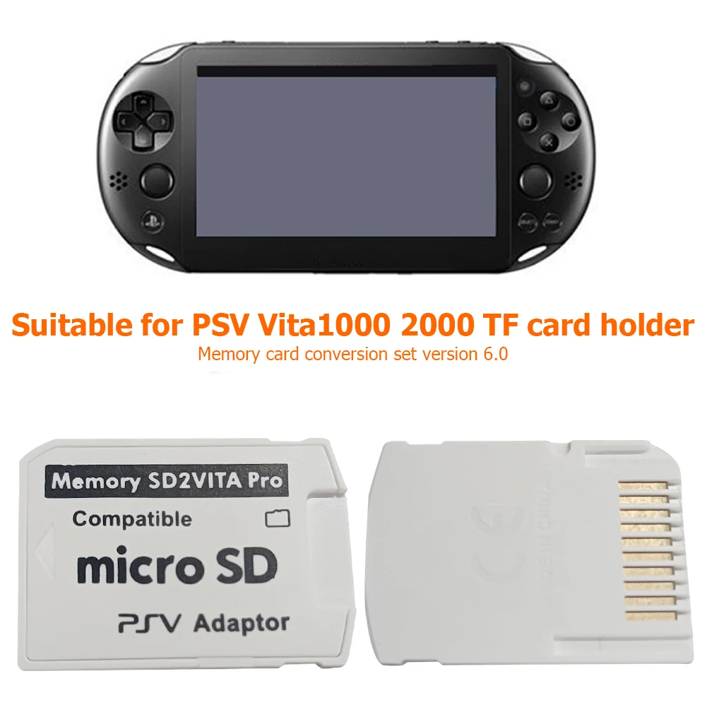 10-100pc Версия 6 0 SD2VITA для PS Vita карты памяти TF адаптер PSV 1000 2000 система Henkaku 3 65 игровая