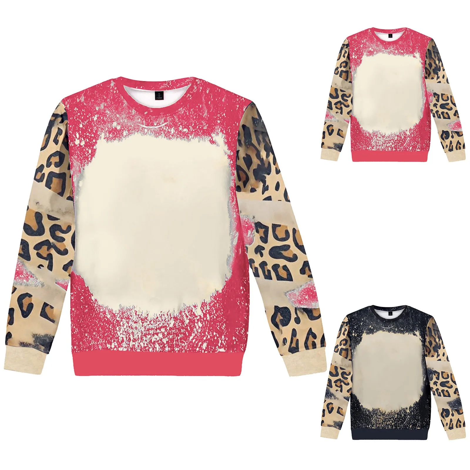 

Свитшот женский с капюшоном, флисовый пуловер на молнии, с леопардовым принтом, с открытыми плечами, винтажная модель женские свитшоты
