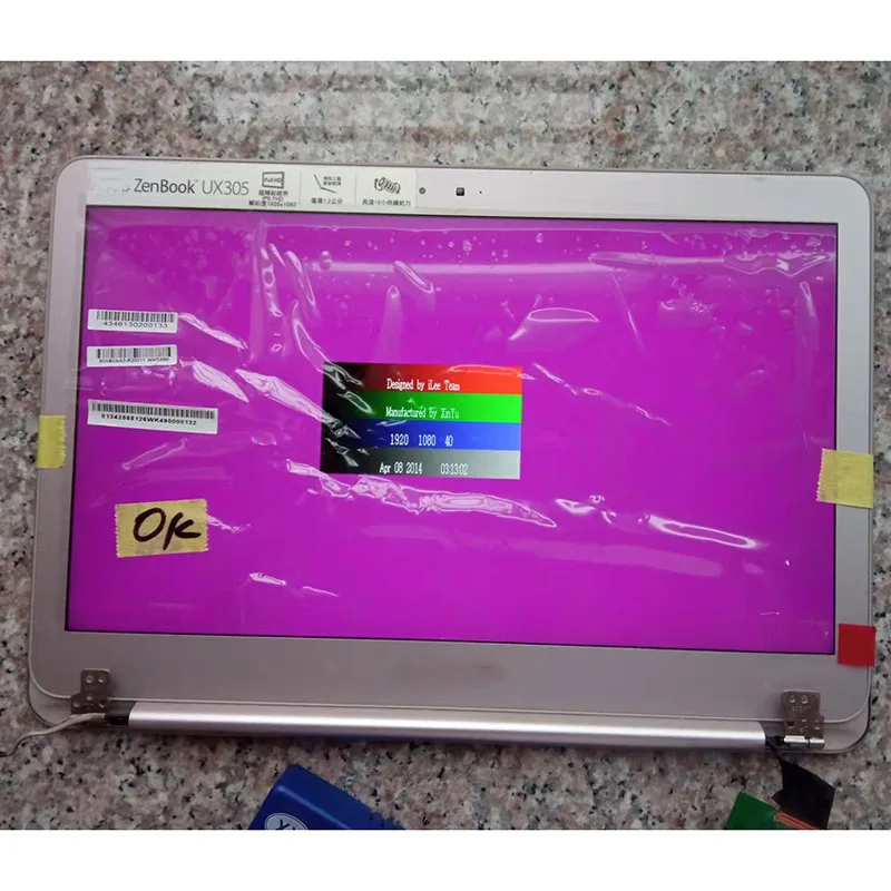 

For ASUS zenbook UX305 UX305FA UX305CA UX305C Laptop lcd Full assembly complete 1920*1080 30PIN EDP FHD LED screen lcd display