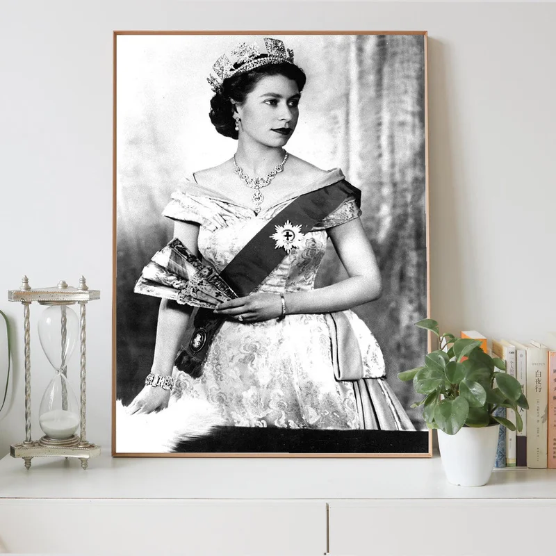 Современные художественные картины на холсте Постер и принты королевы Елизаветы