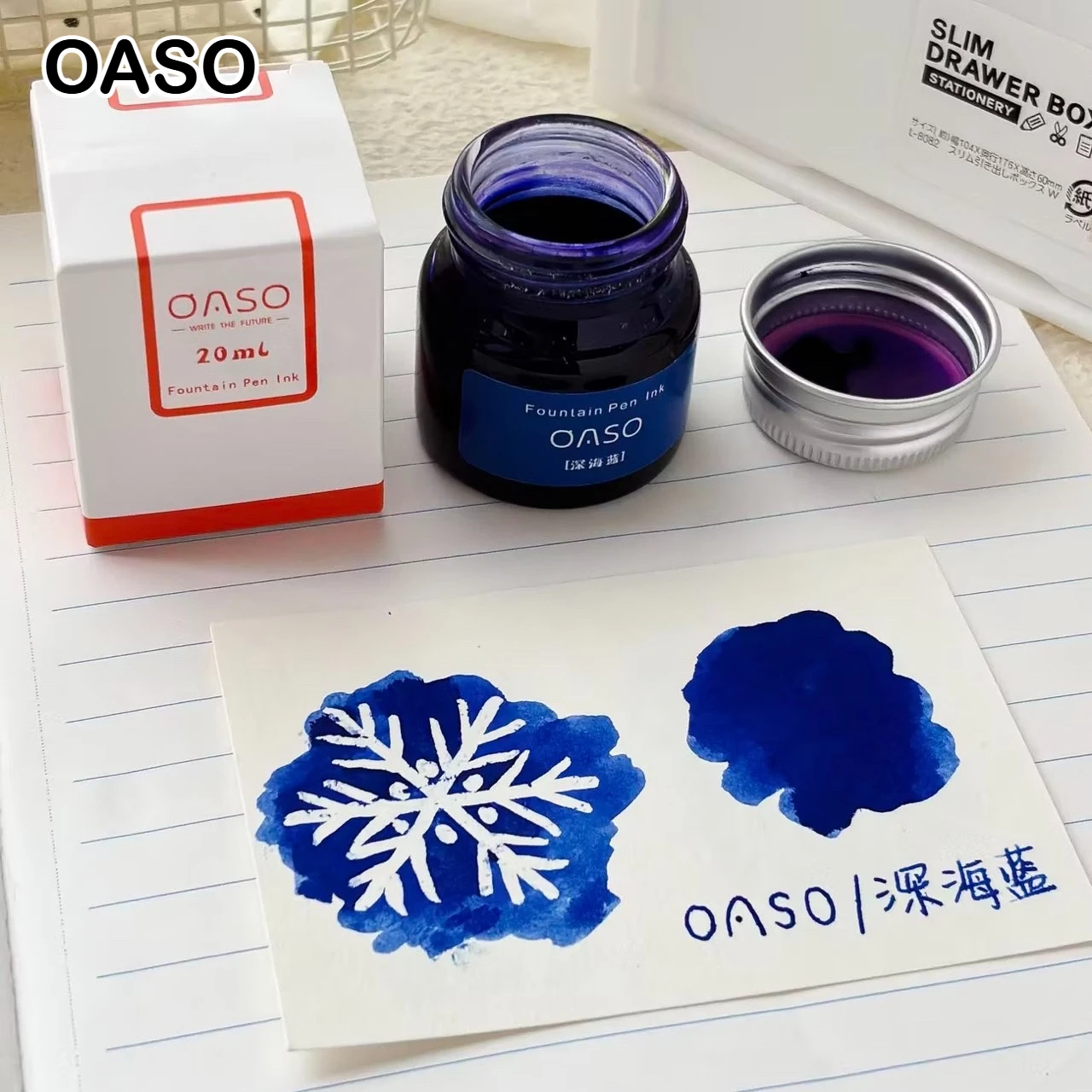 Фото Чернила для перьевых ручек OASO, 20 мл, различные цвета, в стеклянных флаконах, для Jinhao, Hongdian, Majohn, школьных и офисных принадлежностей, канцелярия. №5