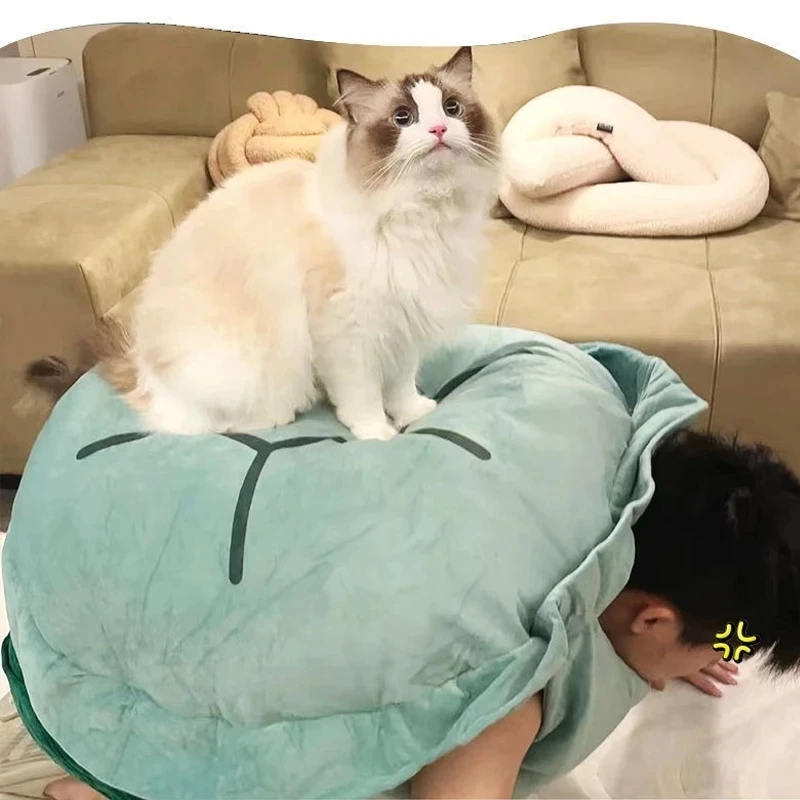 Мягкая набивная подушка в виде черепахи 80/100 см