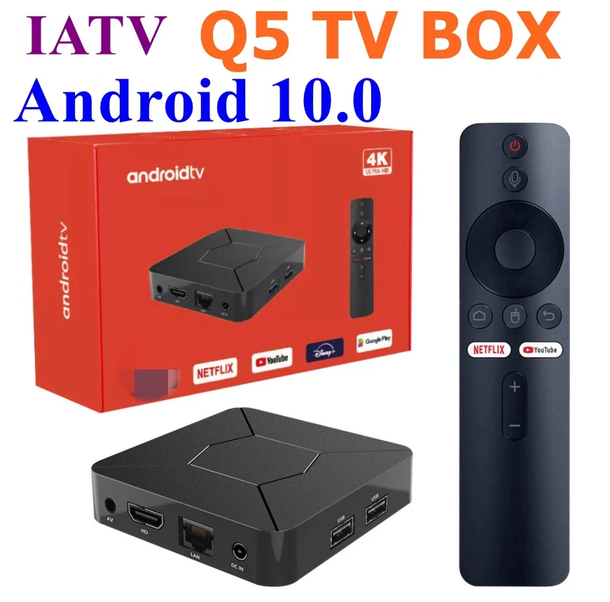DooerTak IATV Q5 Smart TV Box Android 10 4-ядерный процессор 2
