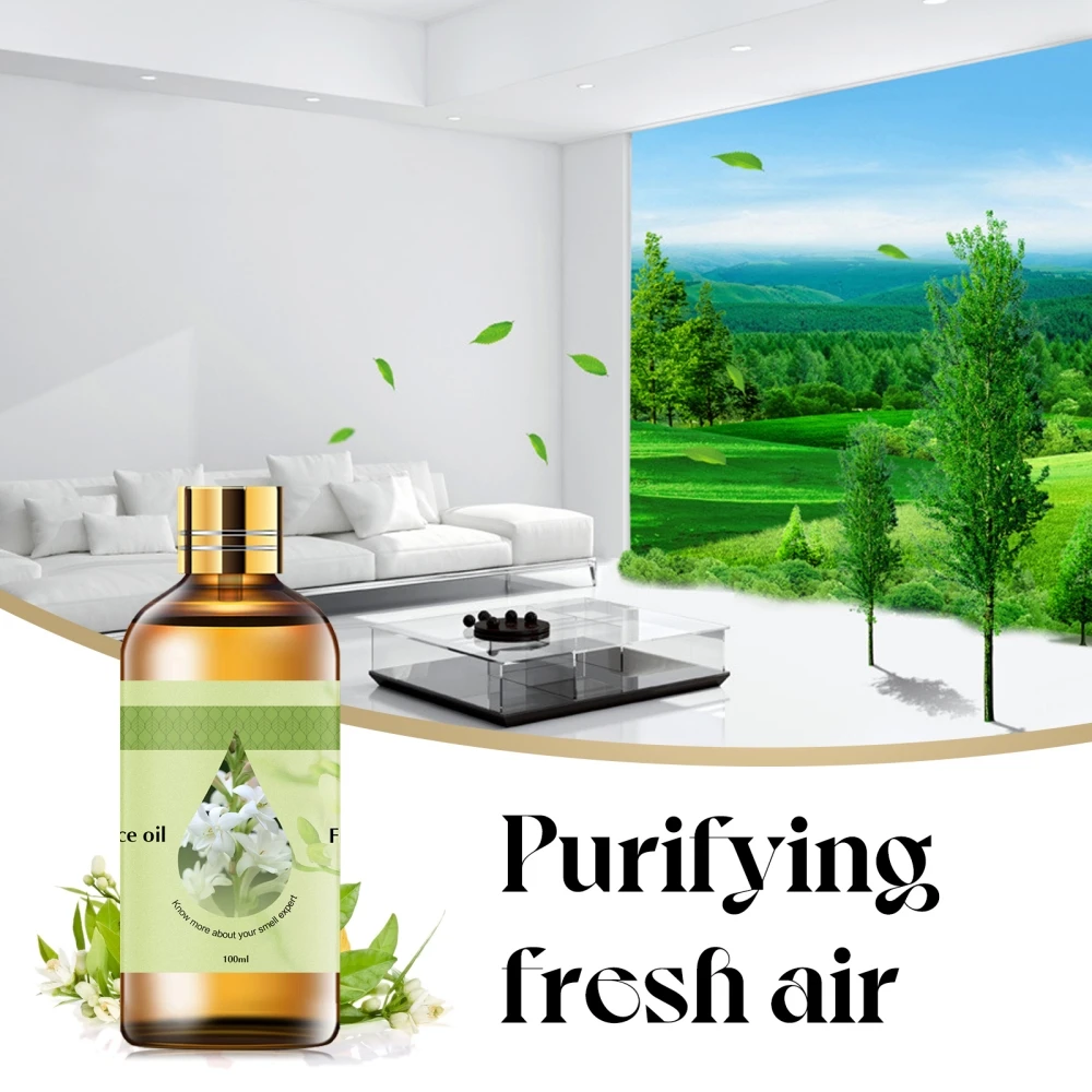 100ml Essential Oils For Humidifier Diffuser Blue Wind Chimes Jasmine Eucalyptus Ylang Vanilla Tea Tree Aroma  for Candle Soap