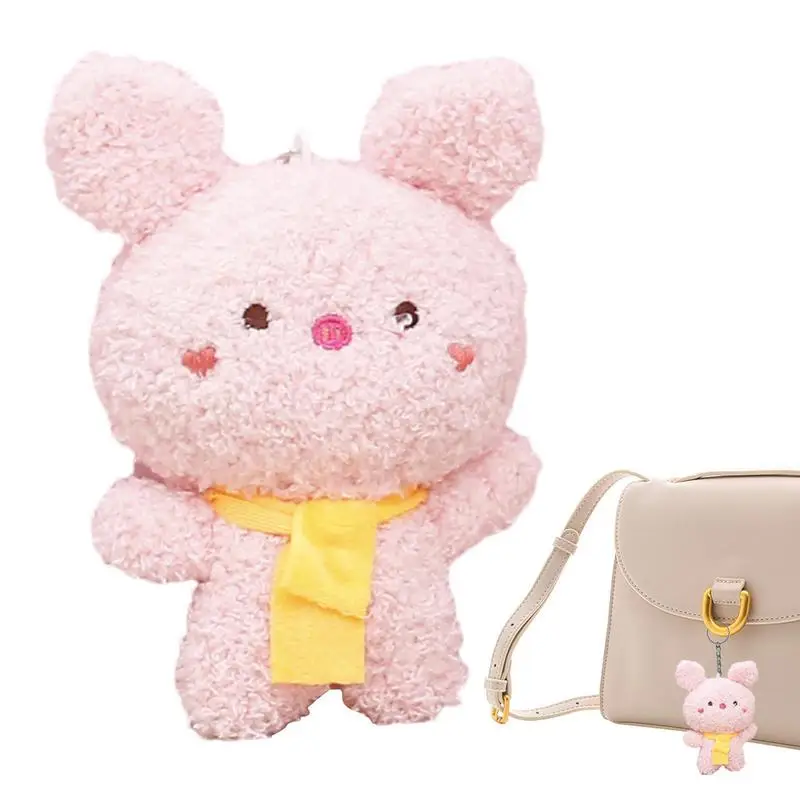 

Брелок, мягкое животное, искусственное животное для девочек, Плюшевые Декоративные животные, милые мини-игрушки, детские игрушки