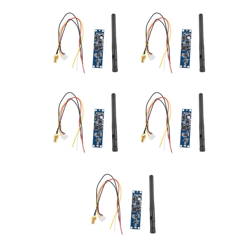 

Беспроводная плата модуля DMX с антенной, светодиодный Wi-Fi контроллер 2 в 1, передатчик и приемник для профессиональной сцены, 5 шт./партия